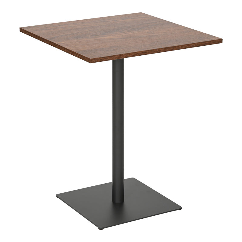 Τραπέζι Nerobian mdf σε καρυδί απόχρωση 60x60x75εκ
