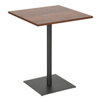 Τραπέζι Nerobian mdf σε καρυδί απόχρωση 60x60x75εκ