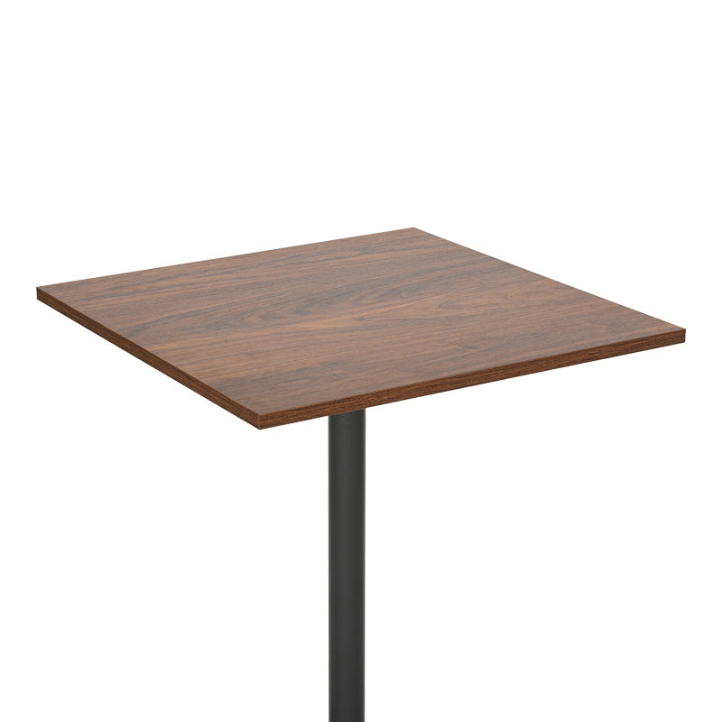 Τραπέζι Nerobian mdf σε καρυδί απόχρωση 60x60x75εκ