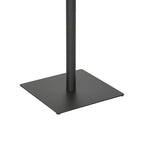 Τραπέζι Nerobian mdf σε καρυδί απόχρωση 60x60x75εκ