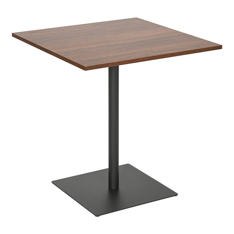 Τραπέζι Nerobian mdf σε καρυδί απόχρωση 70x70x75εκ
