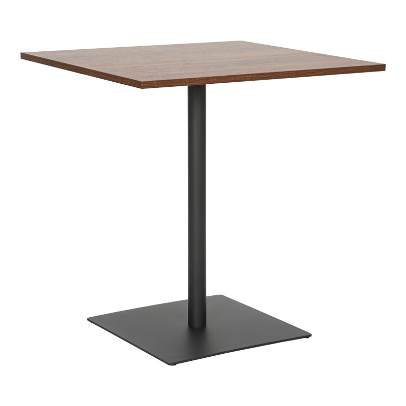 Τραπέζι Nerobian mdf σε καρυδί απόχρωση 70x70x75εκ
