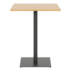 Τραπέζι Nerobian mdf σε sonoma απόχρωση 60x60x75εκ