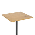 Τραπέζι Nerobian mdf σε sonoma απόχρωση 60x60x75εκ