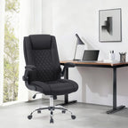 Καρέκλα γραφείου διευθυντη Kesla PES μαύρo 65x65x113-121εκ