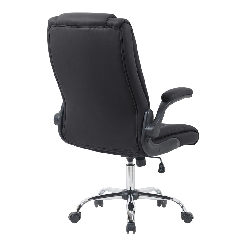 Καρέκλα γραφείου διευθυντη Kesla PES μαύρo 65x65x113-121εκ