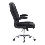 Καρέκλα γραφείου διευθυντη Kesla PES μαύρo 65x65x113-121εκ