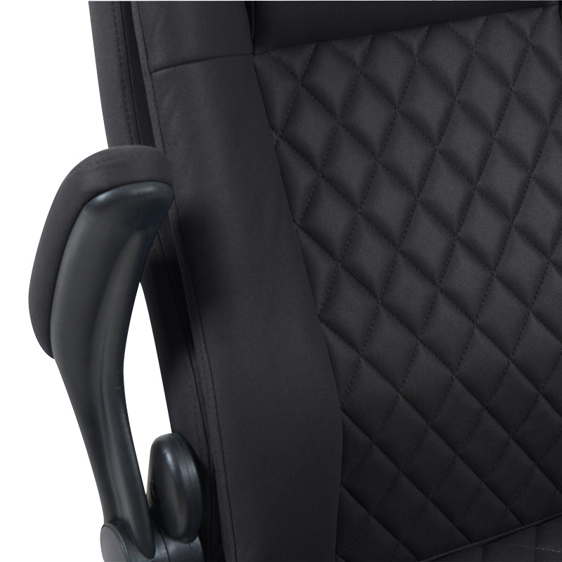 Καρέκλα γραφείου διευθυντη Kesla PES μαύρo 65x65x113-121εκ