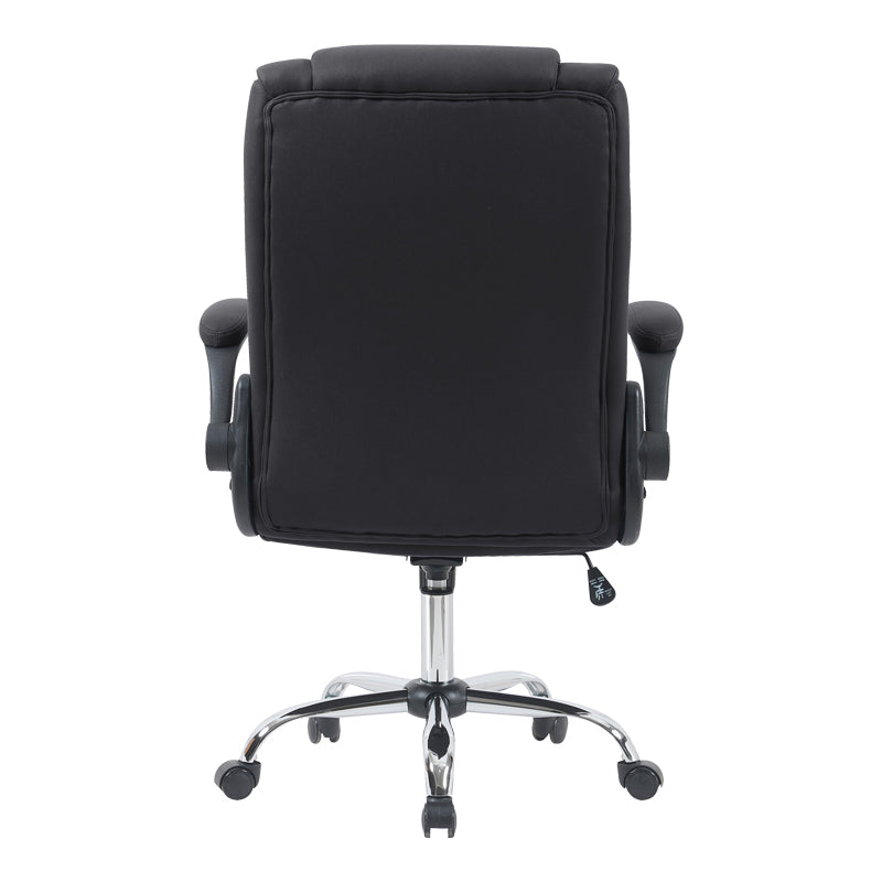 Καρέκλα γραφείου διευθυντη Kesla PES μαύρo 65x65x113-121εκ