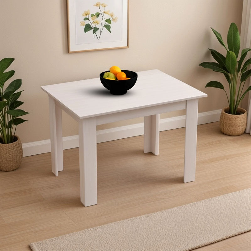Τραπέζι Manka σε λευκή απόχρωση 110x80x77εκ