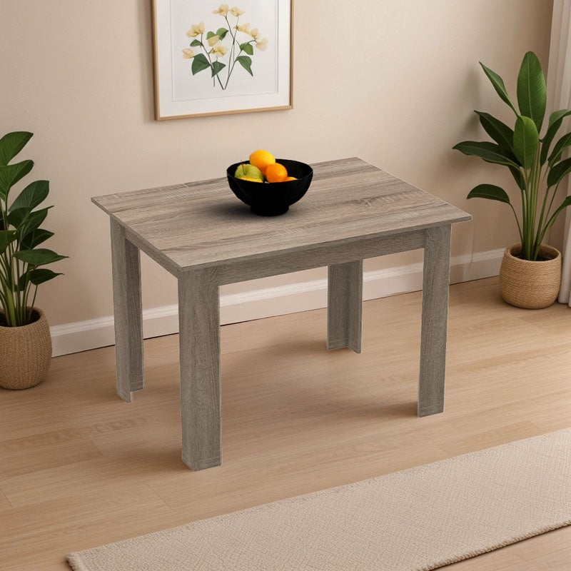 Τραπέζι Manka σε sonoma truffle απόχρωση 110x80x77εκ