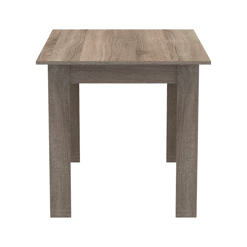 Τραπέζι Manka σε sonoma truffle απόχρωση 110x80x77εκ