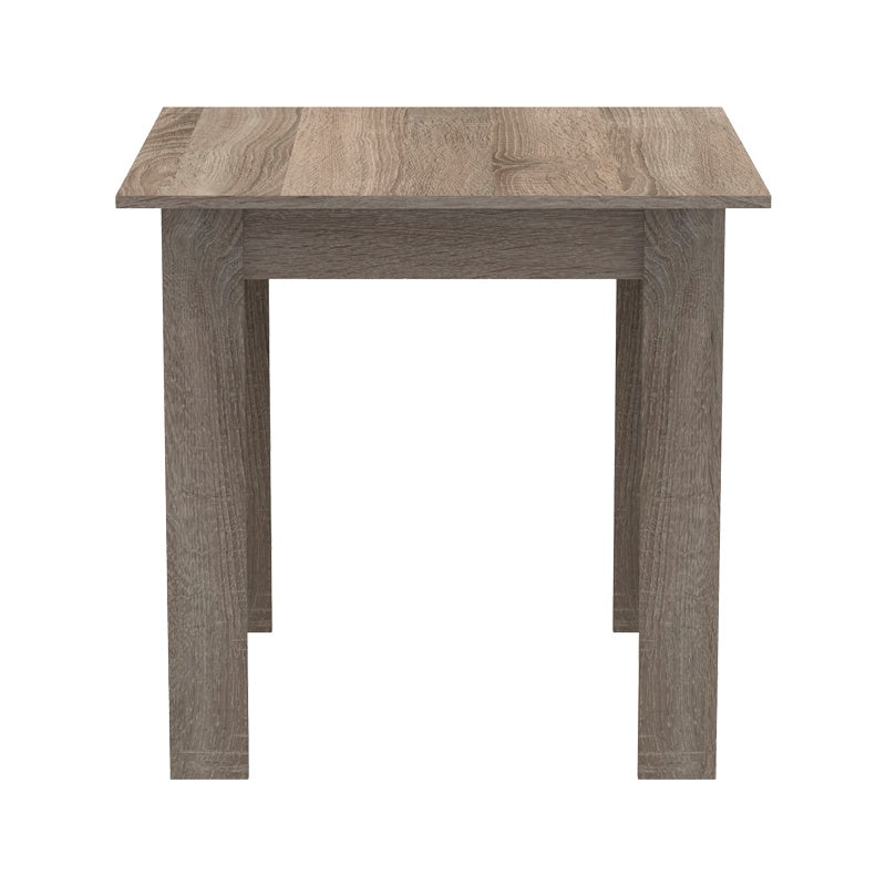Τραπέζι Manka I σε sonoma truffle απόχρωση 80x80x77εκ