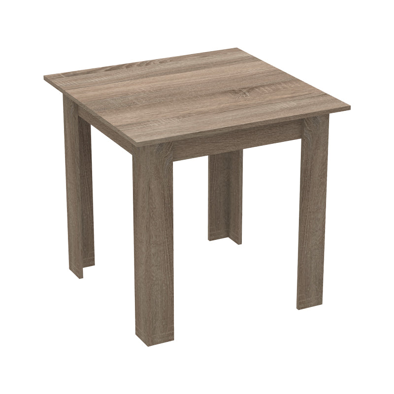 Τραπέζι Manka I σε sonoma truffle απόχρωση 80x80x77εκ