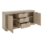 Μπουφές Doha σε sonoma απόχρωση 180x45x80.5εκ