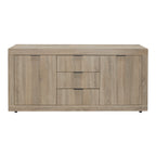 Μπουφές Doha σε sonoma απόχρωση 180x45x80.5εκ