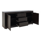 Μπουφές Doha σε wenge απόχρωση 180x45x80.5εκ