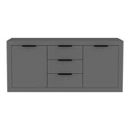 Μπουφές Doha σε ανθρακί απόχρωση 180x45x80.5εκ