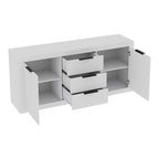 Μπουφές Doha σε λευκή απόχρωση 180x45x80.5εκ