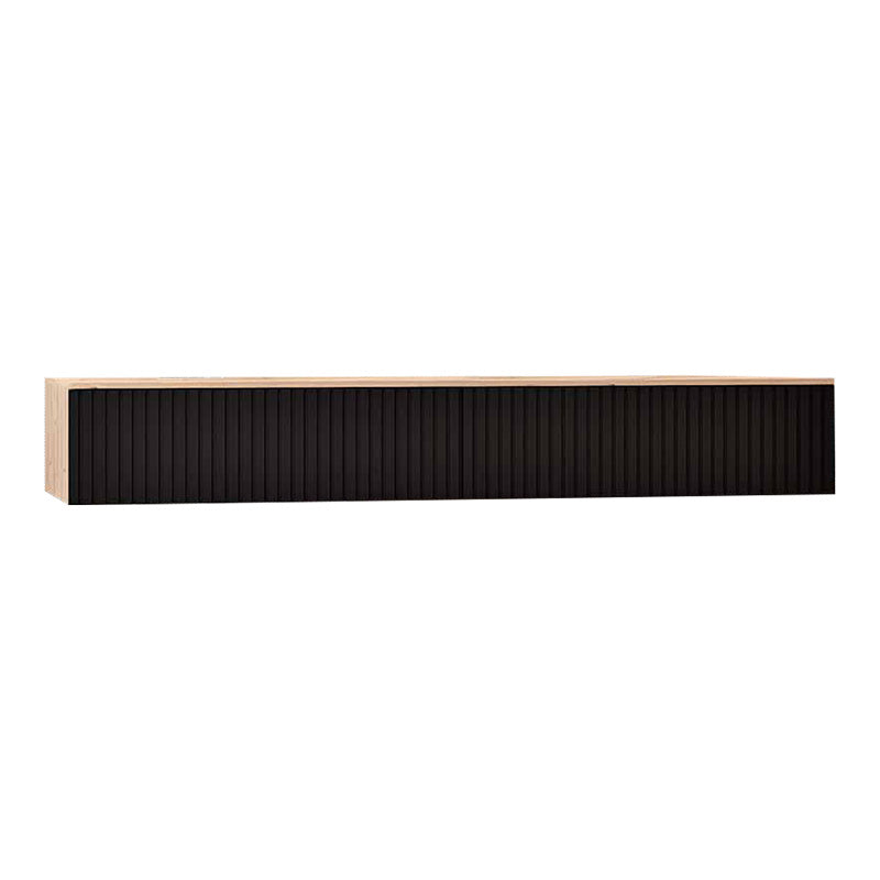 Κονσόλα με 2 συρτάρια Doha mdf σε μαύρη με oak απόχρωση 120x41x20cm