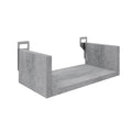 Ραφιέρα τοίχου Derva σε cement γκρι απόχρωση 30x15x10cm