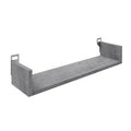 Ραφιέρα τοίχου Derva σε cement γκρι απόχρωση 60x15x10cm