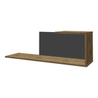 Σύνθετο σαλονιού Poelfy σε ανθρακί-oak απόχρωση 170x37.5x42εκ