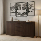 Μπουφές Doha σε wenge απόχρωση 150x45x80.5εκ