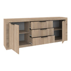 Μπουφές Doha σε sonoma απόχρωση 210x45x80.5εκ
