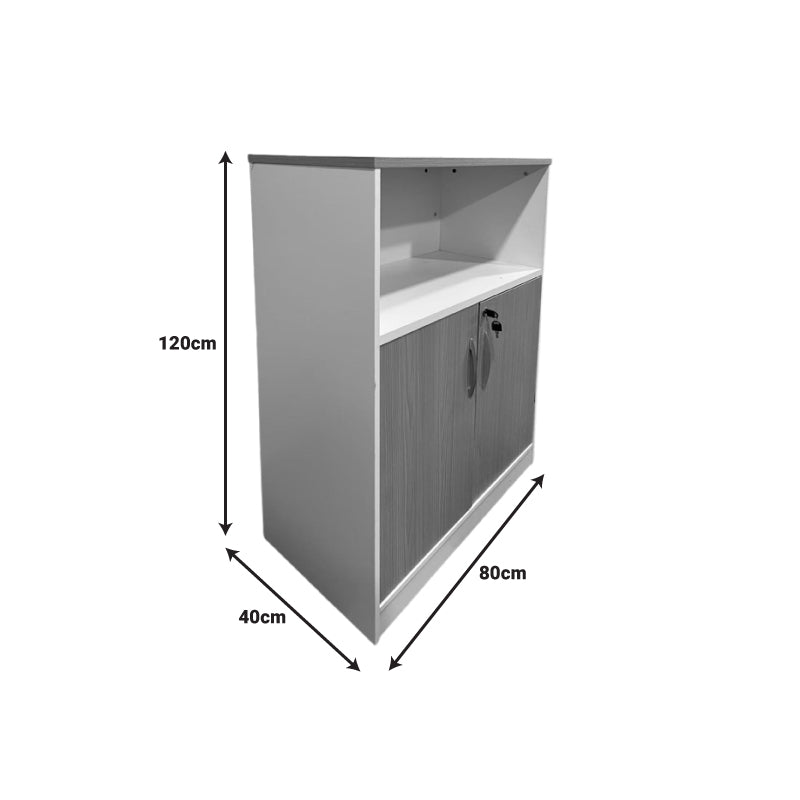 Ντουλάπι γραφείου Armadi σε sonoma-λευκή απόχρωση 80x40x120εκ