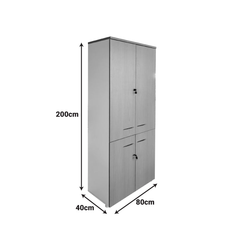 Ντουλάπα γραφείου Armadi sonoma-λευκό 80x40x200εκ