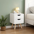 Κομοδίνο Selma σε λευκή απόχρωση 29.7x29.7x45εκ