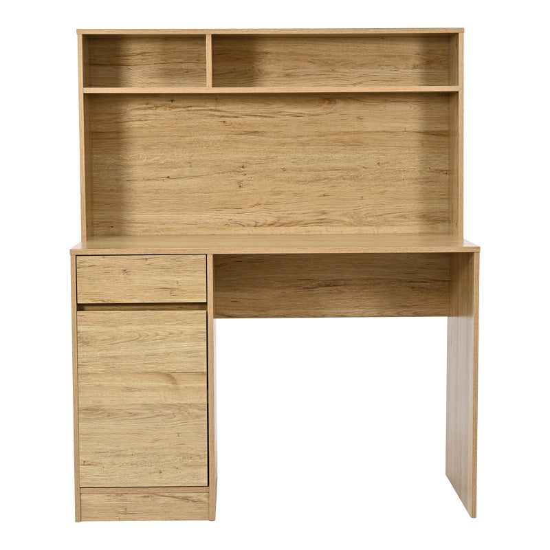 Γραφείο εργασίας Secreta με ράφι σε oak απόχρωση 110x50x135εκ