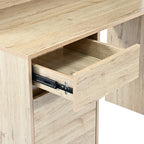 Γραφείο εργασίας Secreta με ράφι σε oak απόχρωση 110x50x135εκ