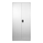 Μεταλλική ντουλάπα Ugren ανοιχτό γκρι 90x40x180εκ