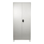 Μεταλλική ντουλάπα Ugren ανοιχτό γκρι 90x40x190εκ