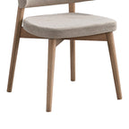 Καρέκλα Siena rubberwood σε φυσική-μπεζ απόχρωση 48x50x81εκ