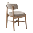 Καρέκλα Raudi rubberwood σε φυσική-μπεζ απόχρωση 45.5x45.5x81εκ