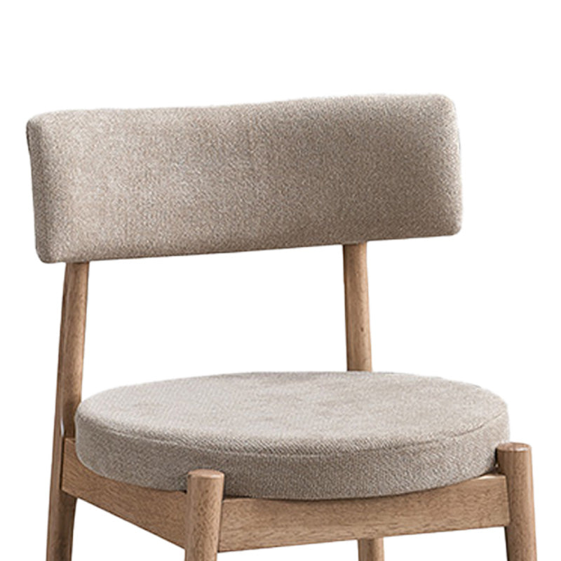 Καρέκλα Raudi rubberwood σε φυσική-μπεζ απόχρωση 45.5x45.5x81εκ