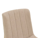 Καρέκλα Dalby μπεζ ύφασμα sonoma rubberwood 50x45x85,5εκ