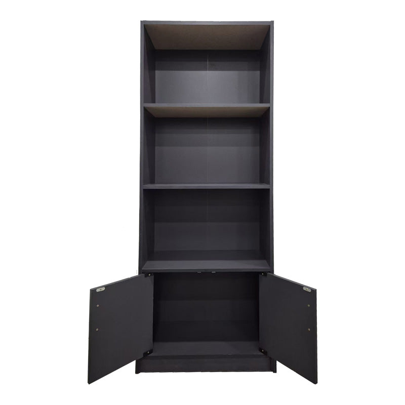 Βιβλιοθήκη Tekaro σε ανθρακί απόχρωση 60x29x166εκ