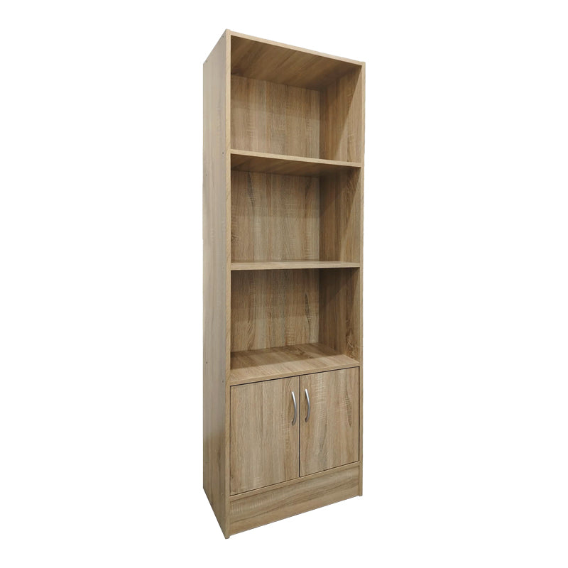 Βιβλιοθήκη Tekaro σε sonoma απόχρωση 57x33x180εκ