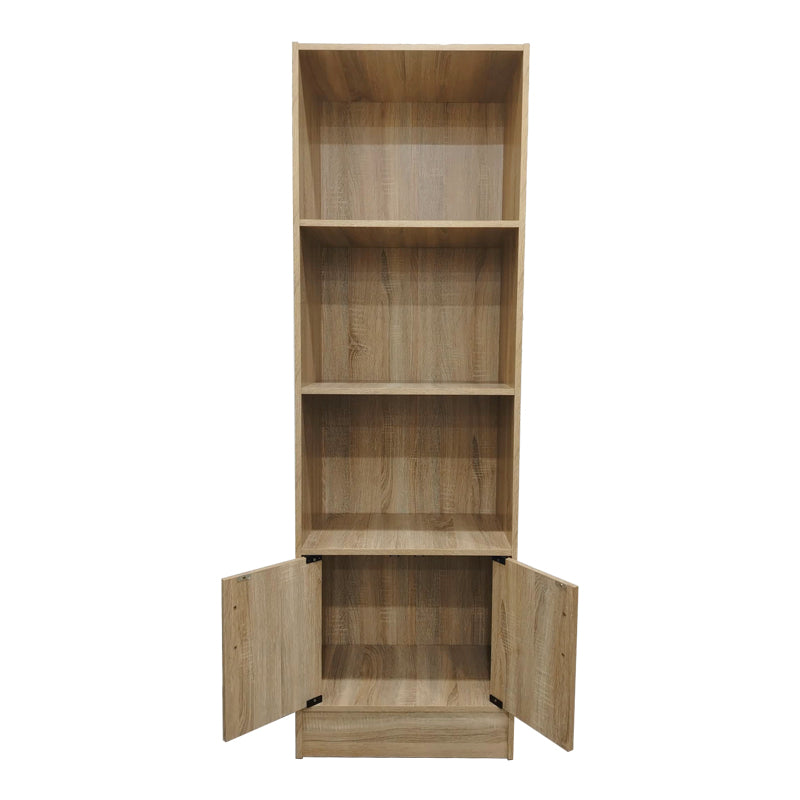 Βιβλιοθήκη Tekaro σε sonoma απόχρωση 57x33x180εκ