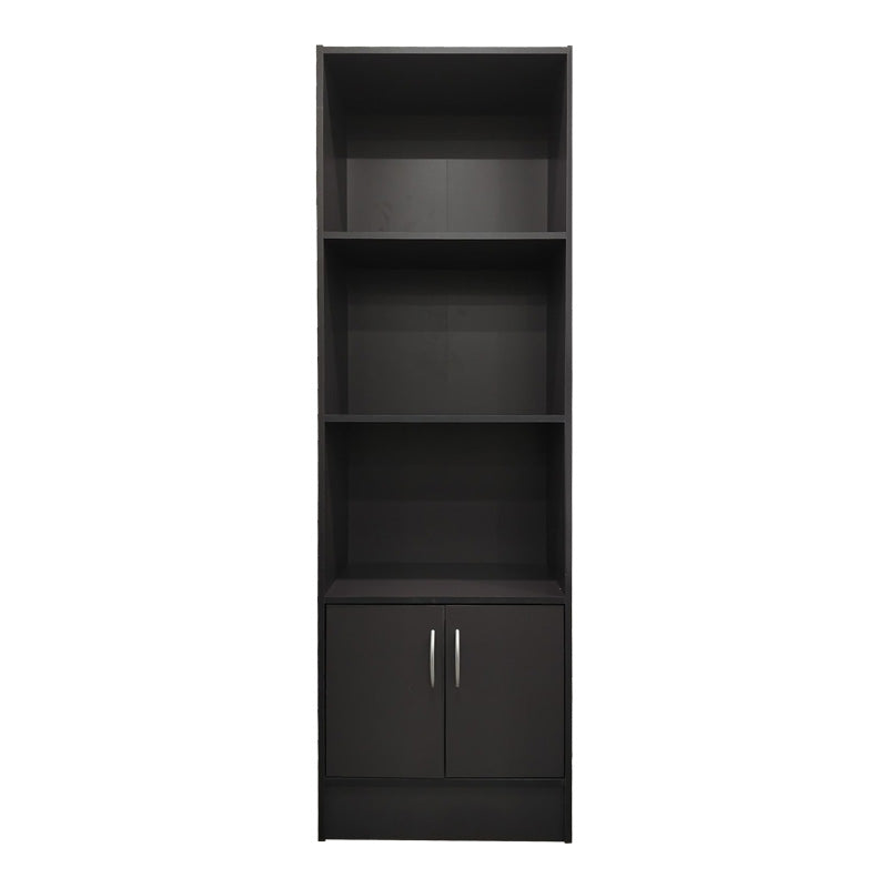 Βιβλιοθήκη Tekaro σε ανθρακί απόχρωση 57x33x180εκ