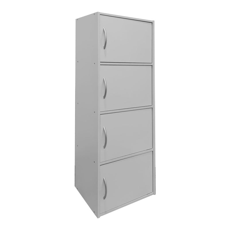 Ντουλάπι-στήλη Soline I σε λευκή απόχρωση 40x34.5x120εκ