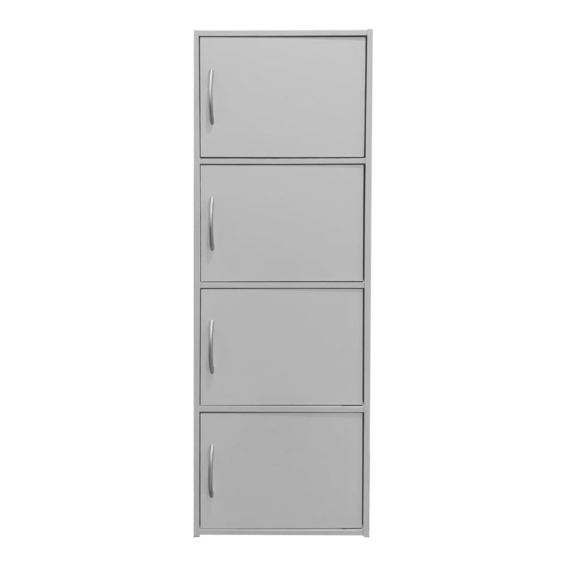 Ντουλάπι-στήλη Soline I σε λευκή απόχρωση 40x34.5x120εκ
