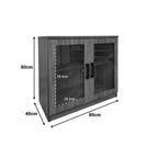 Παπουτσοθήκη-ντουλάπι Sapato σε oak απόχρωση 80x40x80εκ
