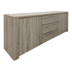 Μπουφές Kalya σε sonoma απόχρωση 220x49x89.5εκ