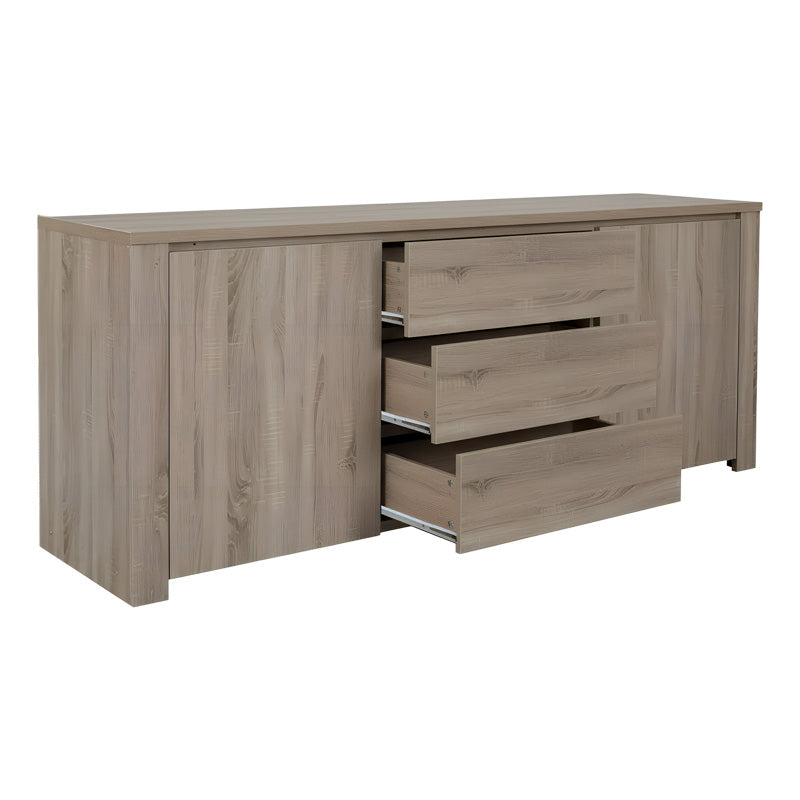 Μπουφές Kalya σε sonoma απόχρωση 220x49x89.5εκ