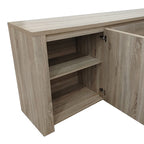 Μπουφές Kalya σε sonoma απόχρωση 220x49x89.5εκ